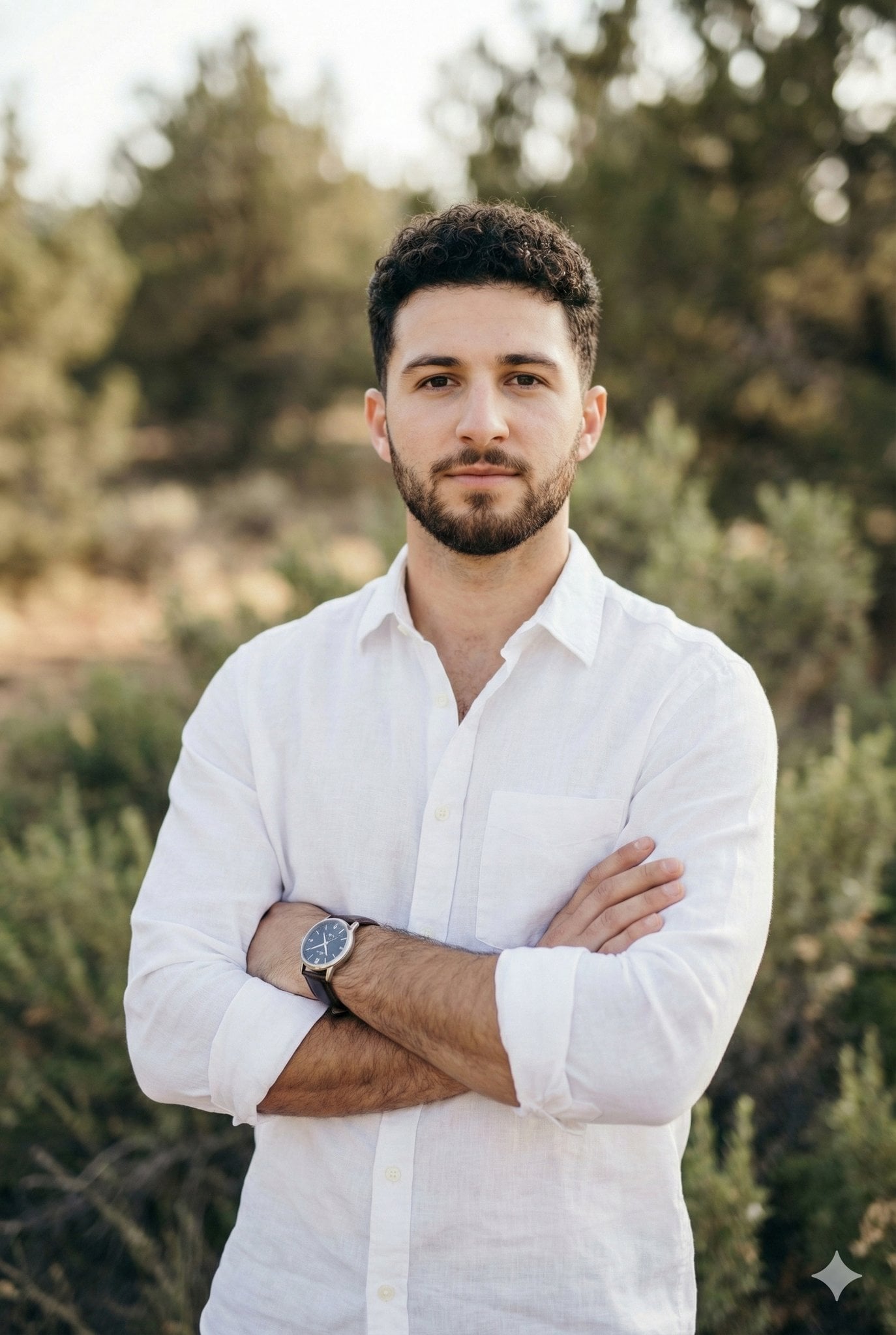 { "scene_type": "outdoor portrait", "composition": { "framing": "medium shot", "