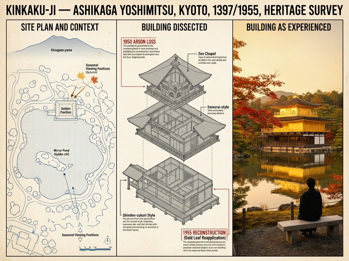 A preservation architect's survey board for [BUILDING / STRUCTURE] — [STYLE / AR