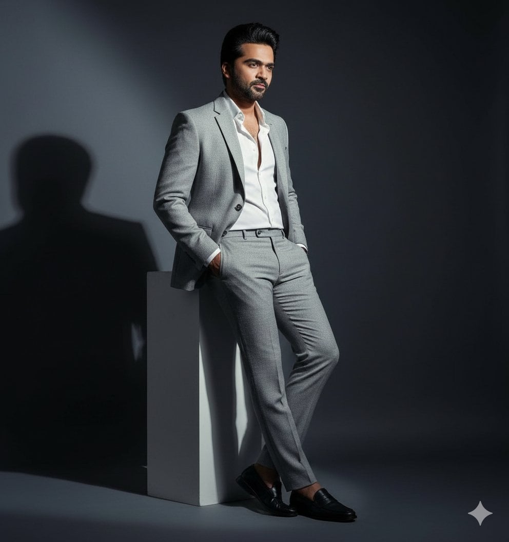 {
  "prompt": "Ultra-realistic high-end fashion editorial portrait of an adult m