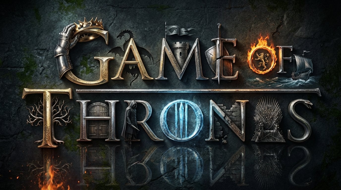 Create a high-quality 3D metallic typography composition of the title [MOVIE / S