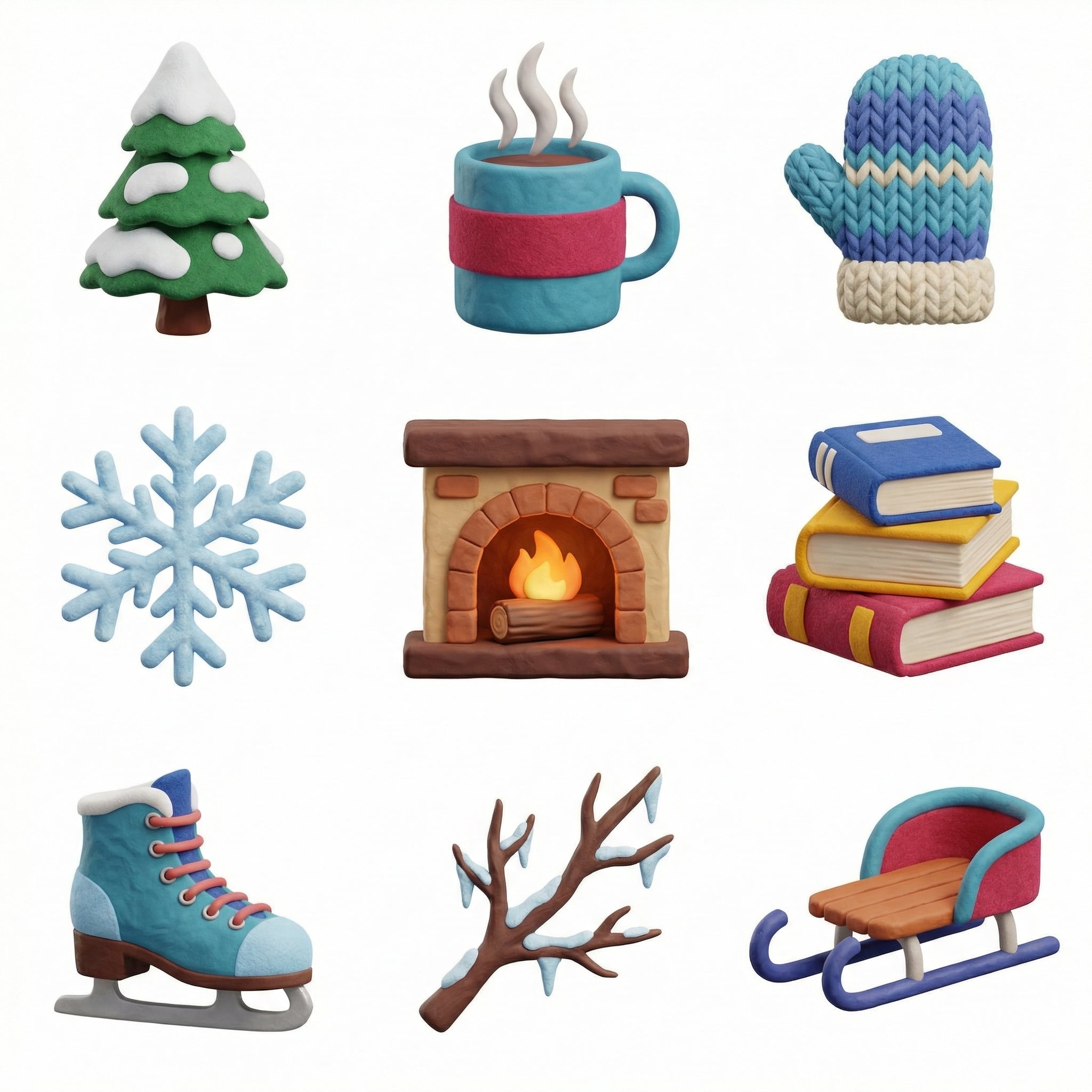 Create a collection of icons representing [a theme], they belong together as a s