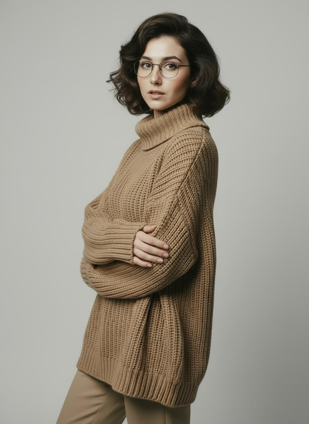 {
  "Objective": "Create a minimalist fashion studio portrait series with a calm