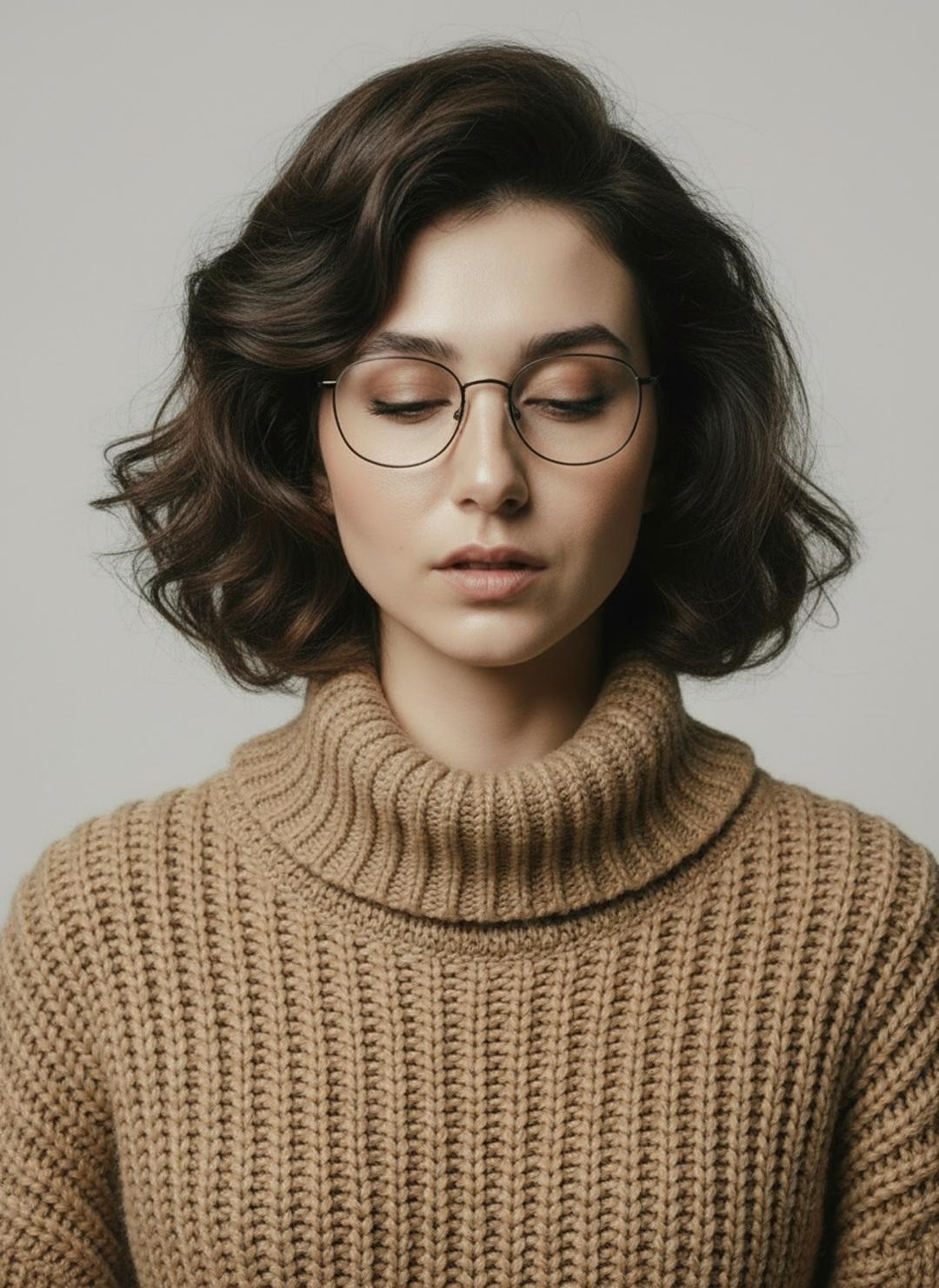 {
  "Objective": "Create a minimalist fashion studio portrait series with a calm
