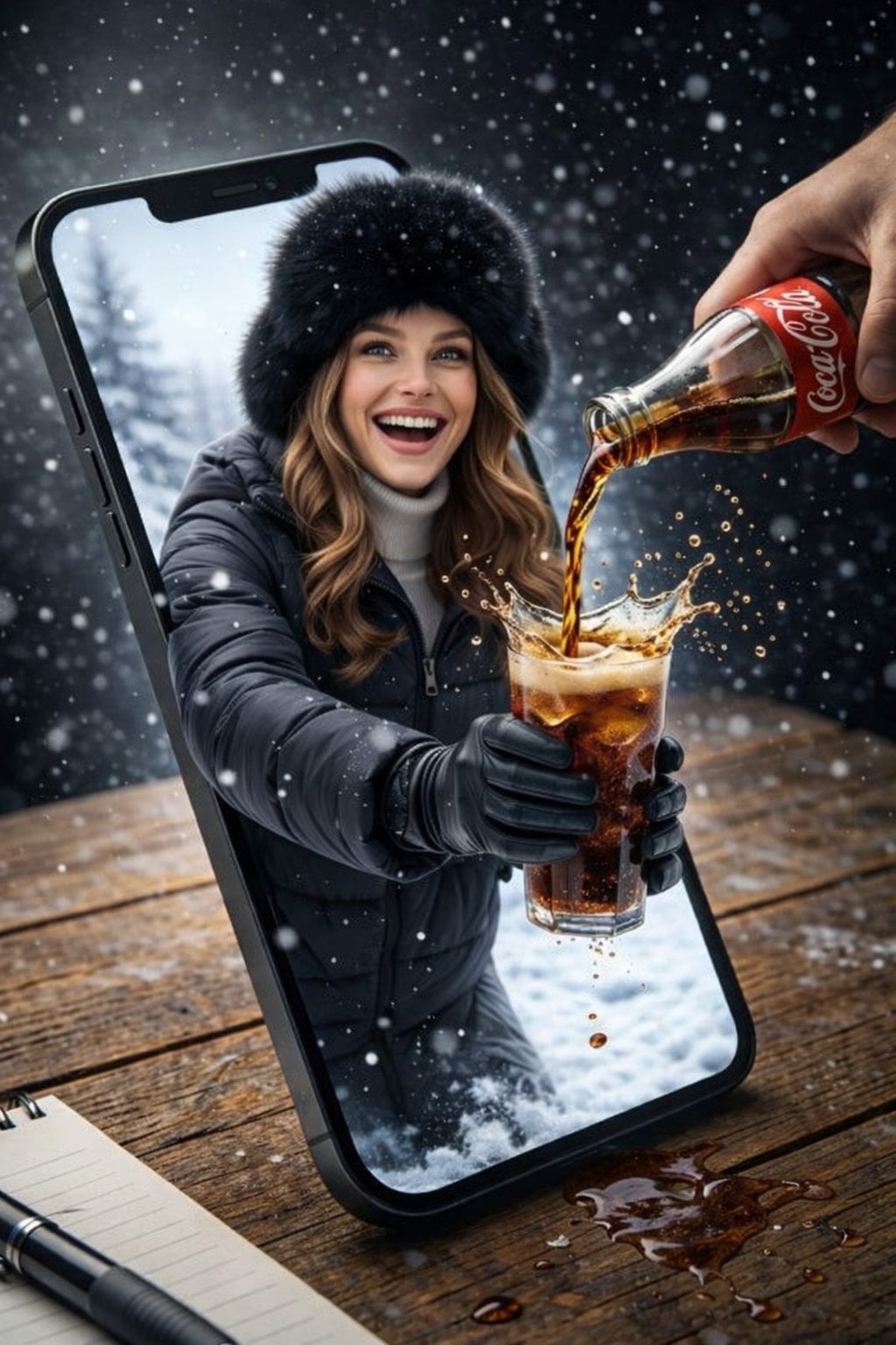 {
  "resolution": "8K UHD",
  "style": "photorealistic AI-edited composite, cine