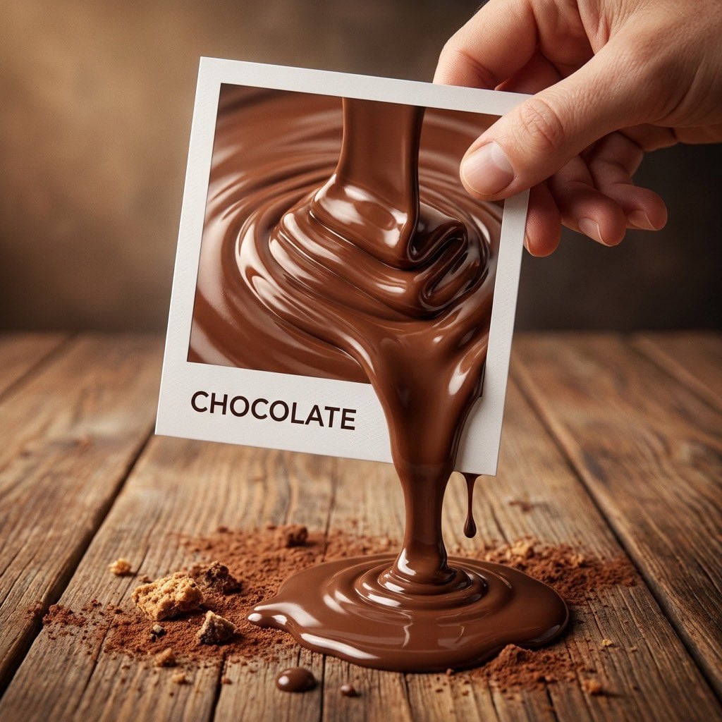 A hyper-realistic 3D photo concept showing a hand holding a square polaroid phot