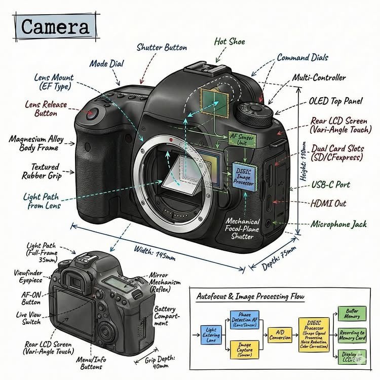 Create an infographic image of [OBJECT], combining a realistic photograph or pho