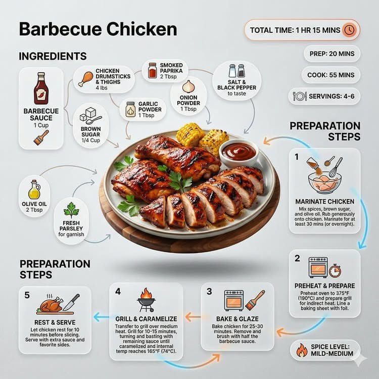 Ultra-clean modern recipe infographic.

Showcase [FOOD] in a visually appealing 
