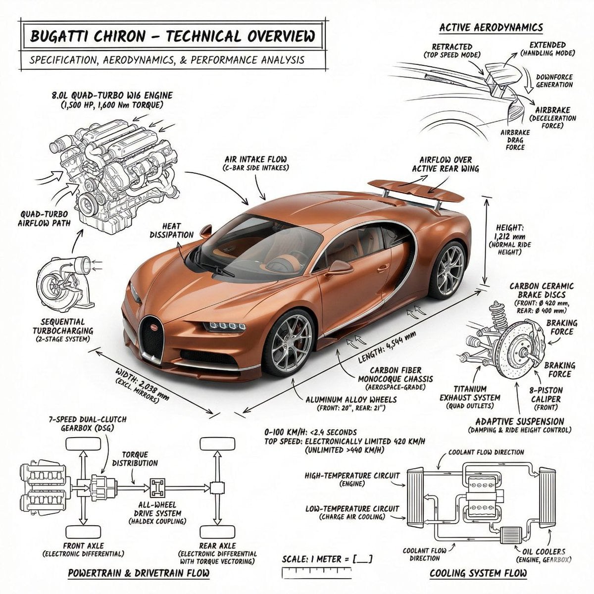Create an infographic image of Mustang GTD  combining a realistic photograph or 