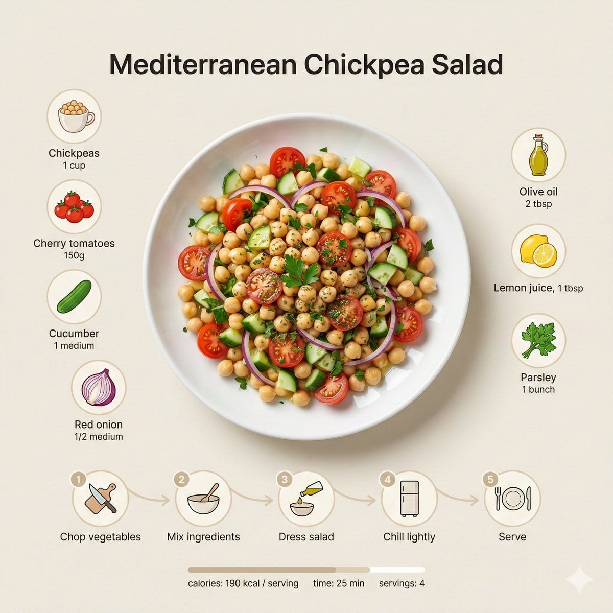 {
  "style": "Minimalist modern recipe infographic",
  "visual_aesthetic": {
   