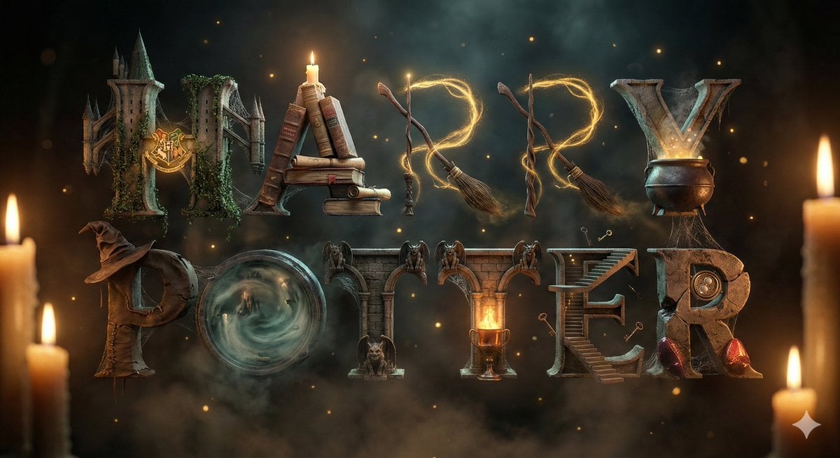Create a cinematic 3D typographic composition spelling [WORD / NAME], where each
