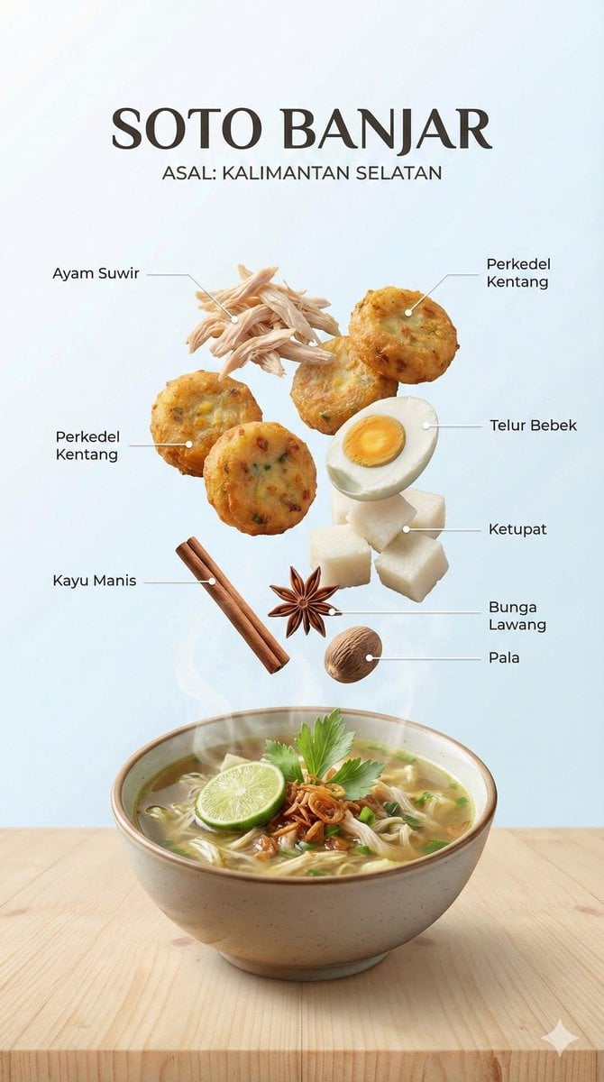 Ultra-realistic cinematic food photography of a traditional Indonesian dish, pre