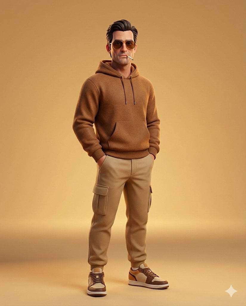 Using the provided reference_image as the primary source for identity, clothing 