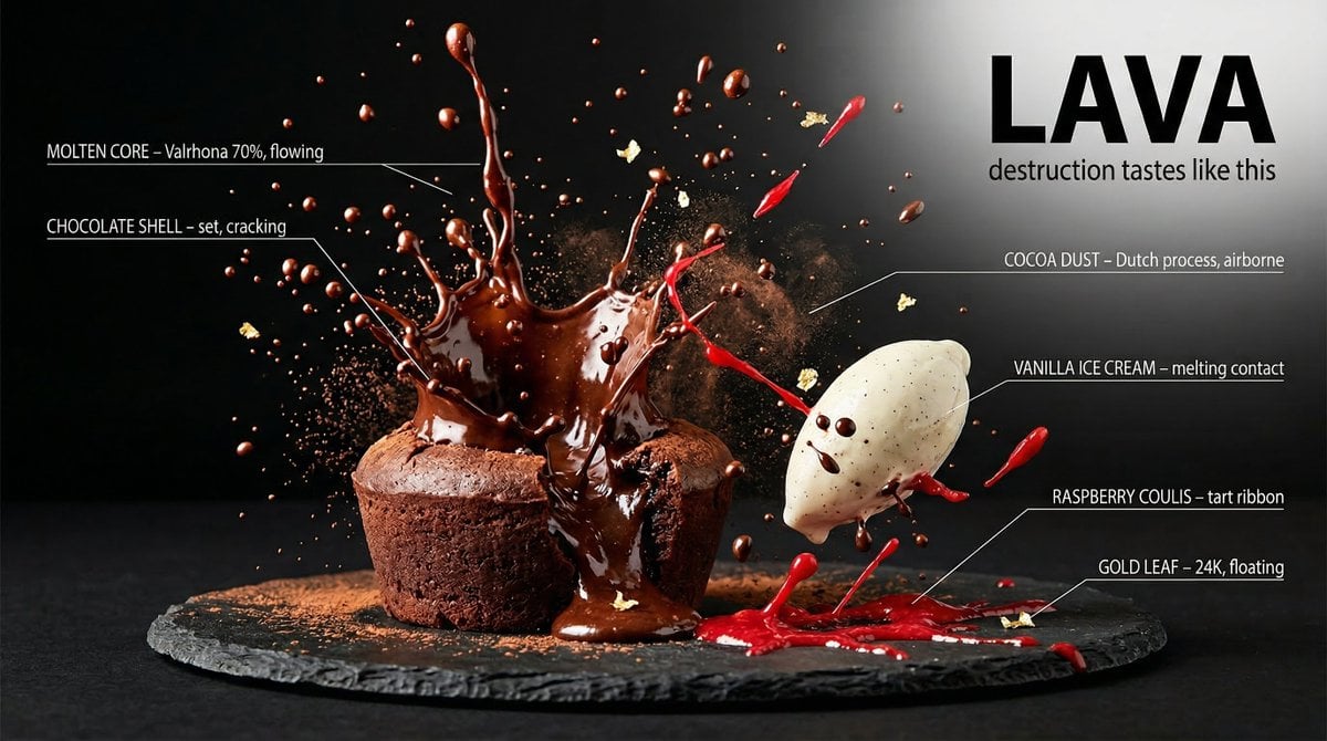 [DISH] captured at the exact millisecond of a dramatic liquid explosion, high-sp