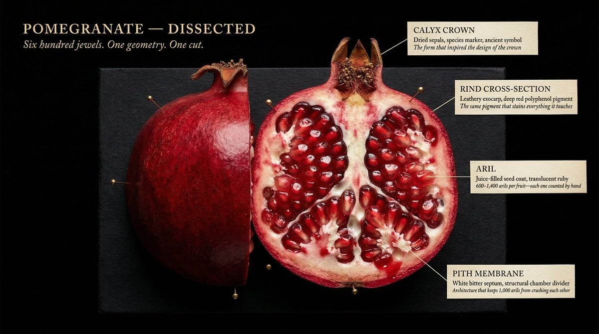 [NATURAL OBJECT] dissected as if by a master naturalist who found it in the wild
