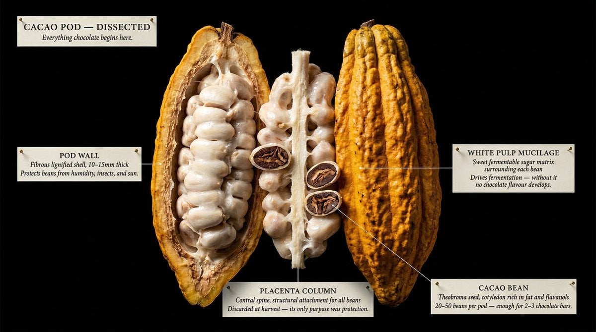 [NATURAL OBJECT] dissected as if by a master naturalist who found it in the wild