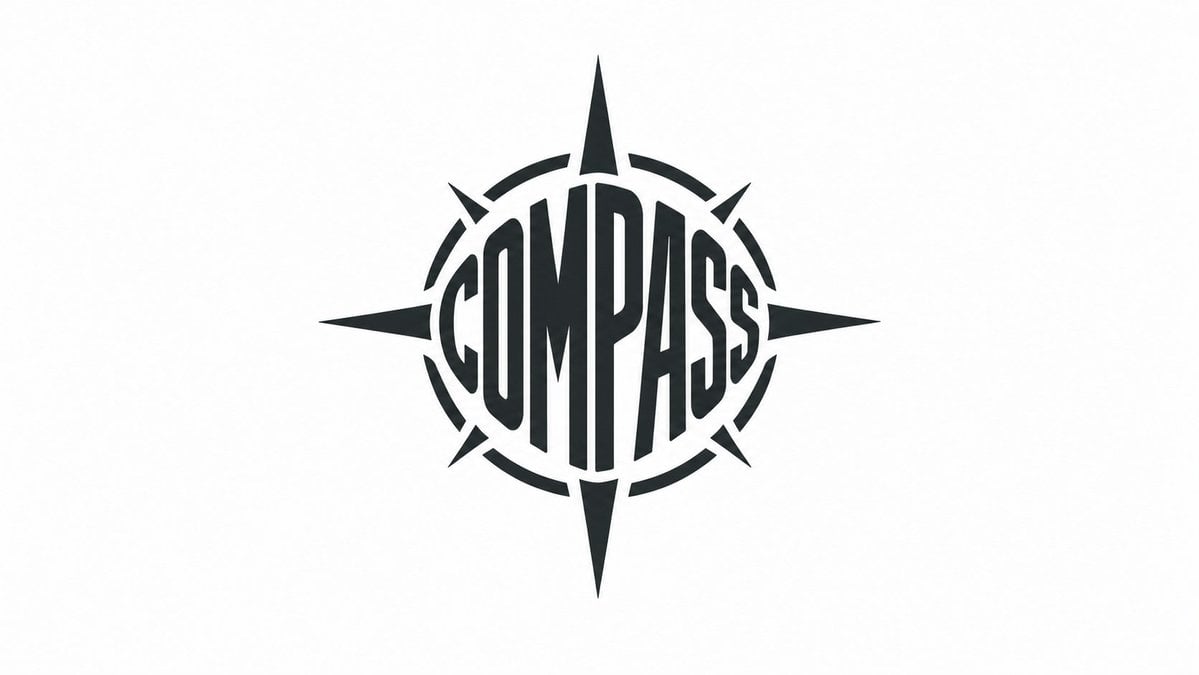 Design a clever typography logo where the brand name [BRAND NAME] merges togethe