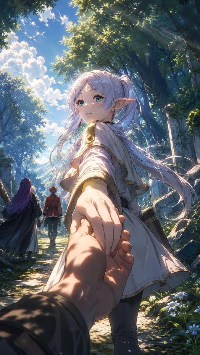 Create an ultra-detailed cinematic anime illustration in the style of a high-bud