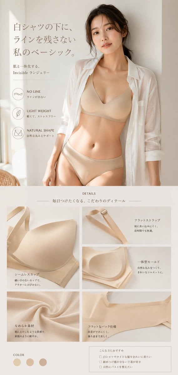 Create a hyper-realistic luxury lingerie e-commerce detail-page visual inspired 
