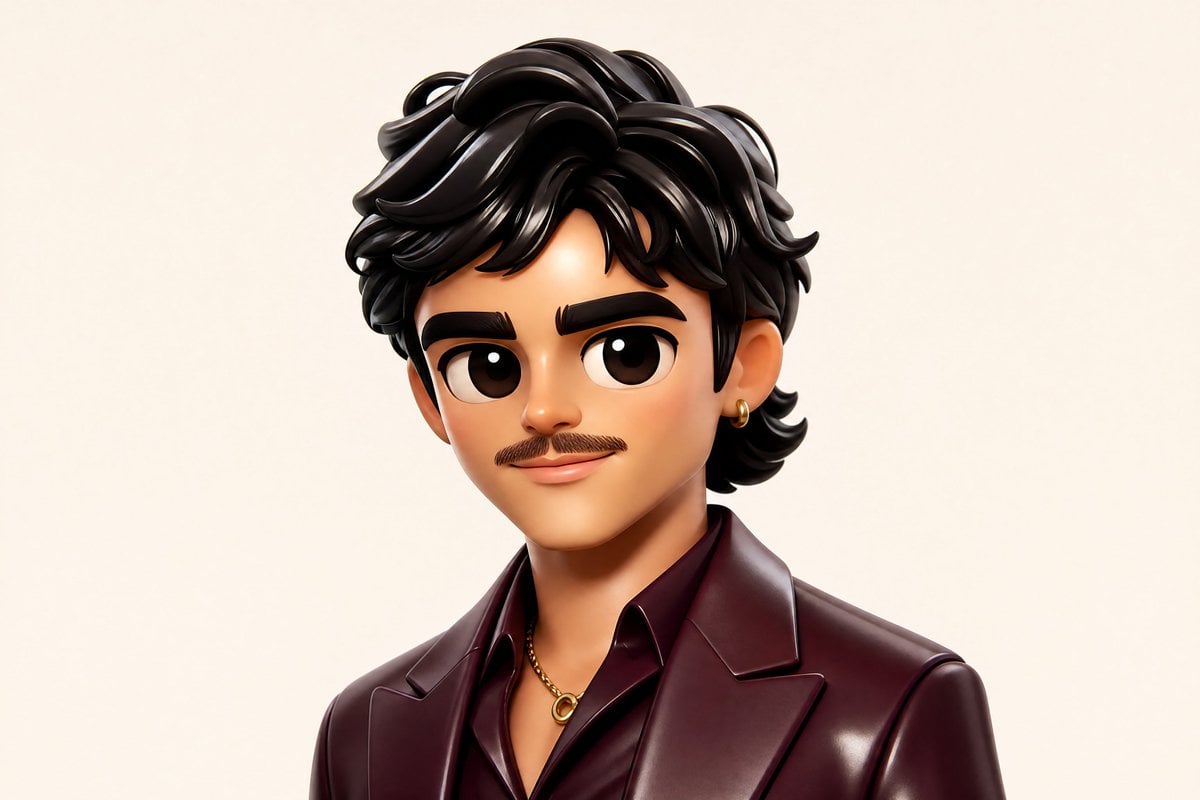 Transform the uploaded portrait into a highly stylized 3D cartoon avatar with a 