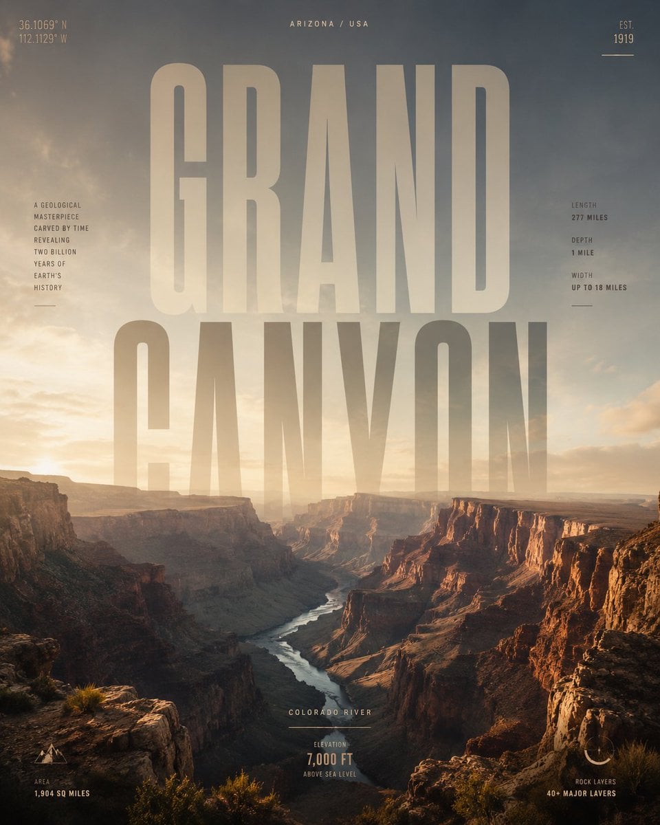Create a cinematic minimalist travel poster of [LOCATION NAME].
The poster shoul