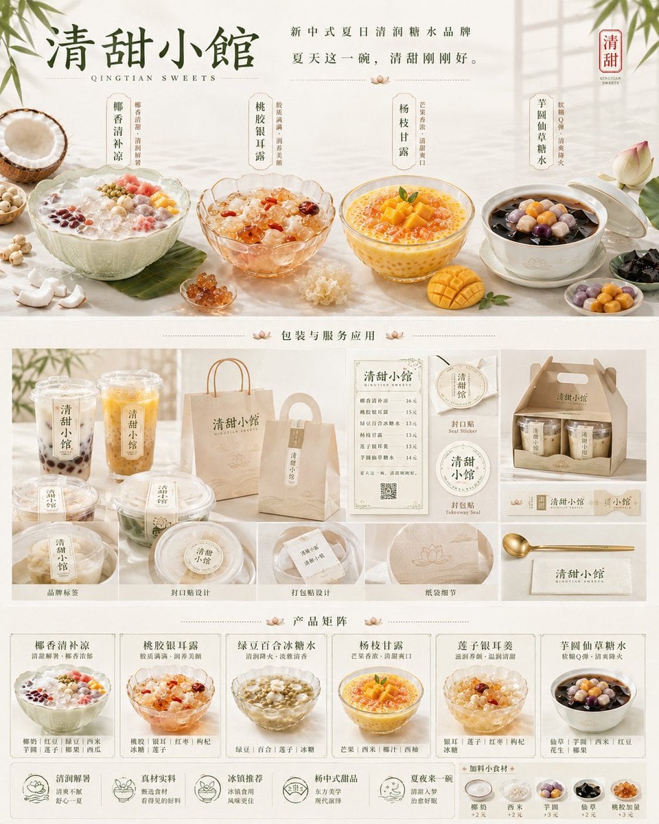 请根据以下品牌信息，创作一套高完成度、具有统一视觉系统的「4张品牌视觉提案」。

注意：
这不是一张四宫格拼图，也不是把4张内容合并在同一个画面里的总图，而是一