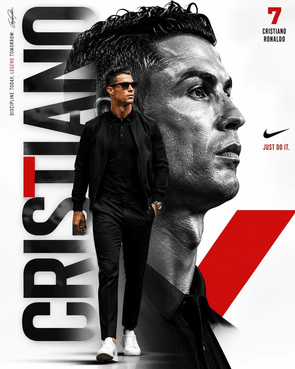 Ultra-premium minimalist sports poster featuring a confident man walking forward