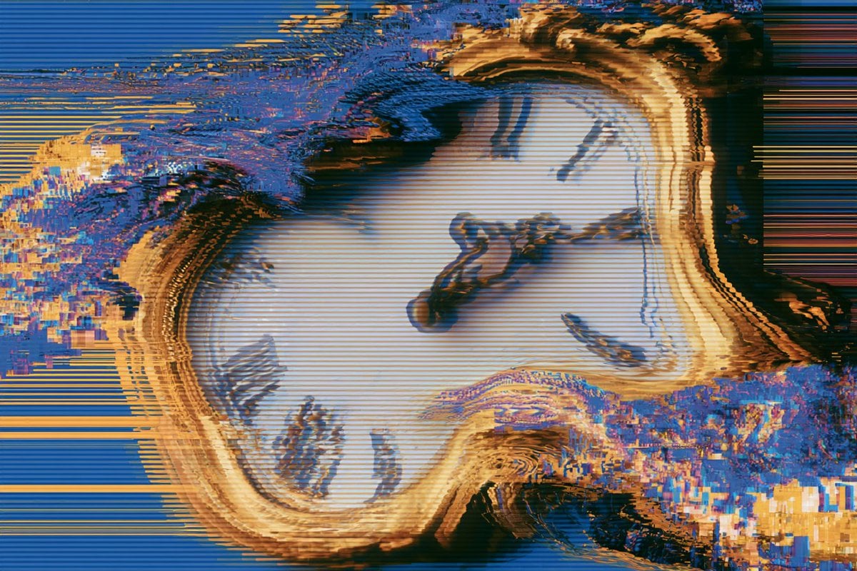 [SUBJECT] rendered in a Glitch Art Digital Dissolution style, with pixelated dis
