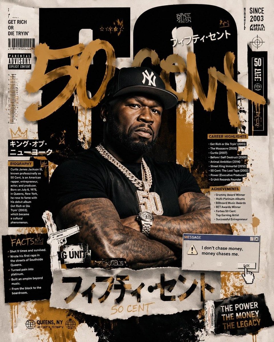 Create an ultra-premium modern Japanese street-art editorial poster featuring [A