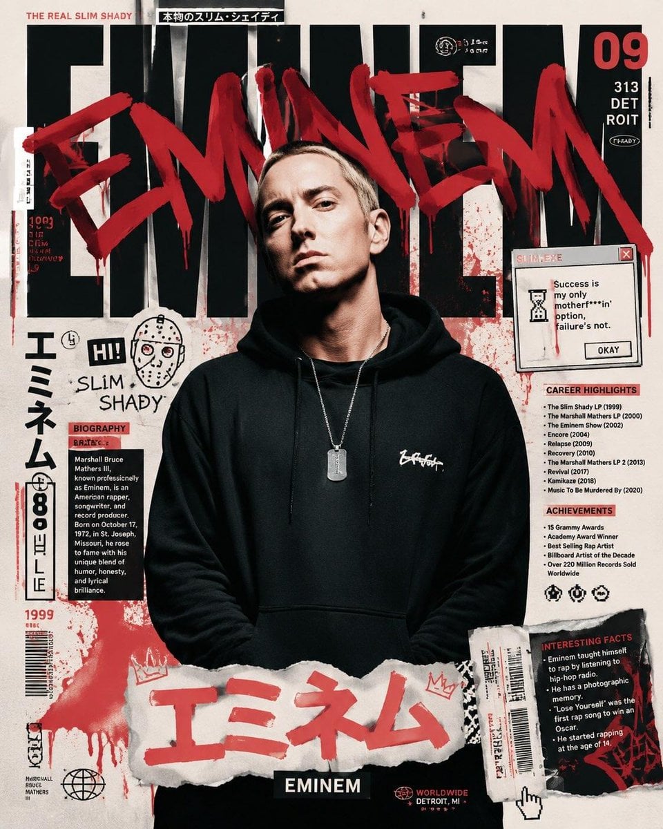 Create an ultra-premium modern Japanese street-art editorial poster featuring [A