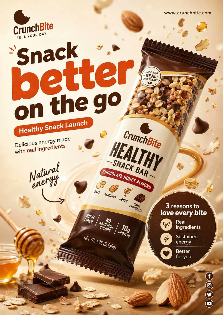 Create a premium commercial advertising poster for [Product Name].

Brand: [Bran