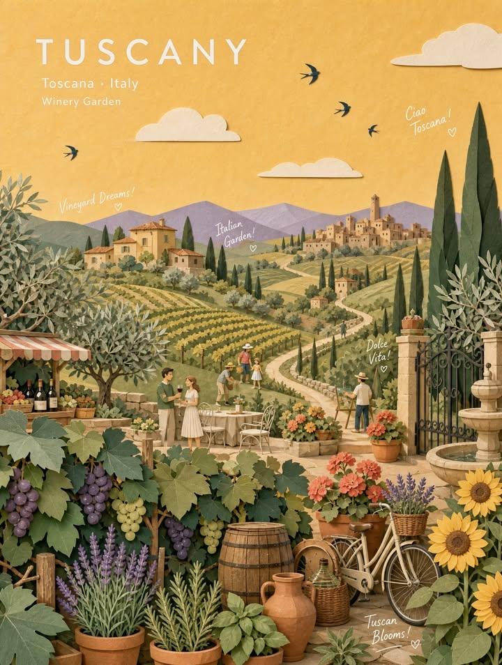 PASTEL PAPER-COLLAGE BOTANICAL GARDEN TRAVEL POSTER

Create a museum-quality han