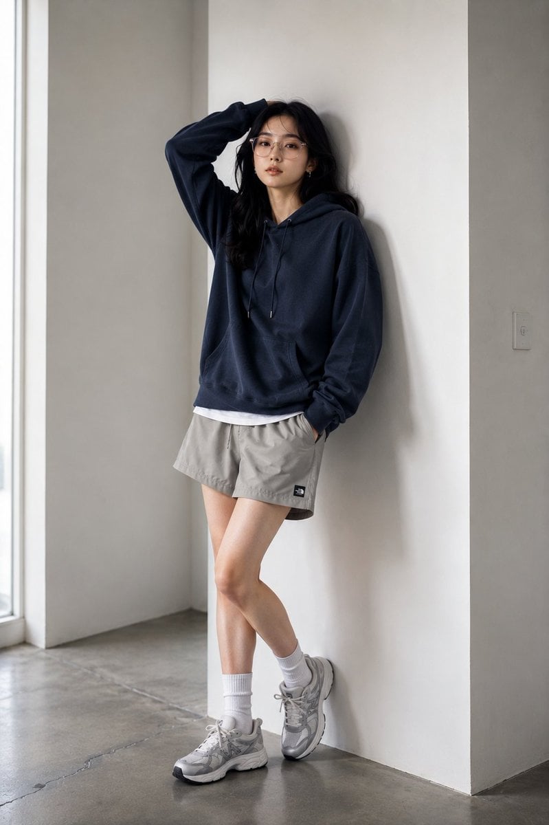 Create a premium fashion-editorial half-body portrait of a beautiful young East 