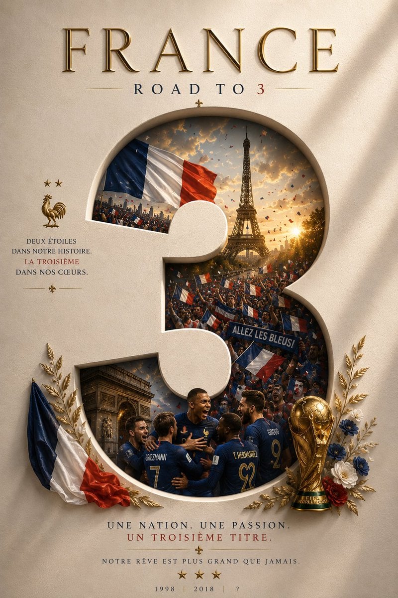 COUNTRY:
[Country]

WORLD CUP TITLES:
[Titles]

━━━━━━━━━━━━━━━━━━━

Create a lu