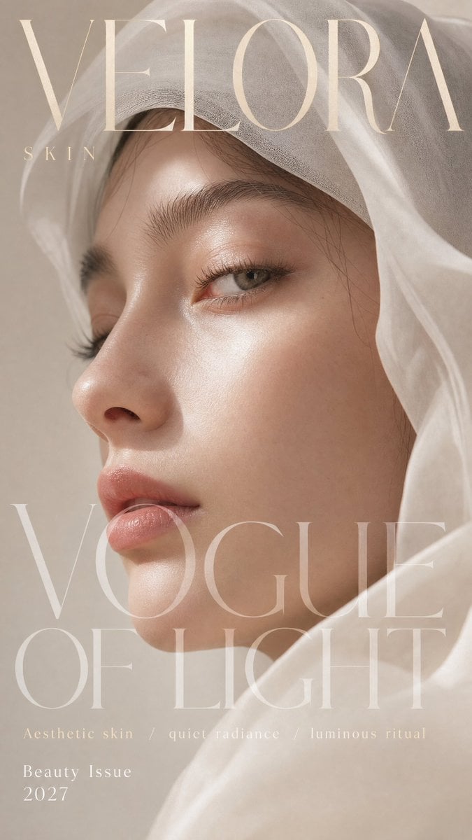 Create a high-end fashion campaign typography poster.

Theme: [Campaign Theme]
B