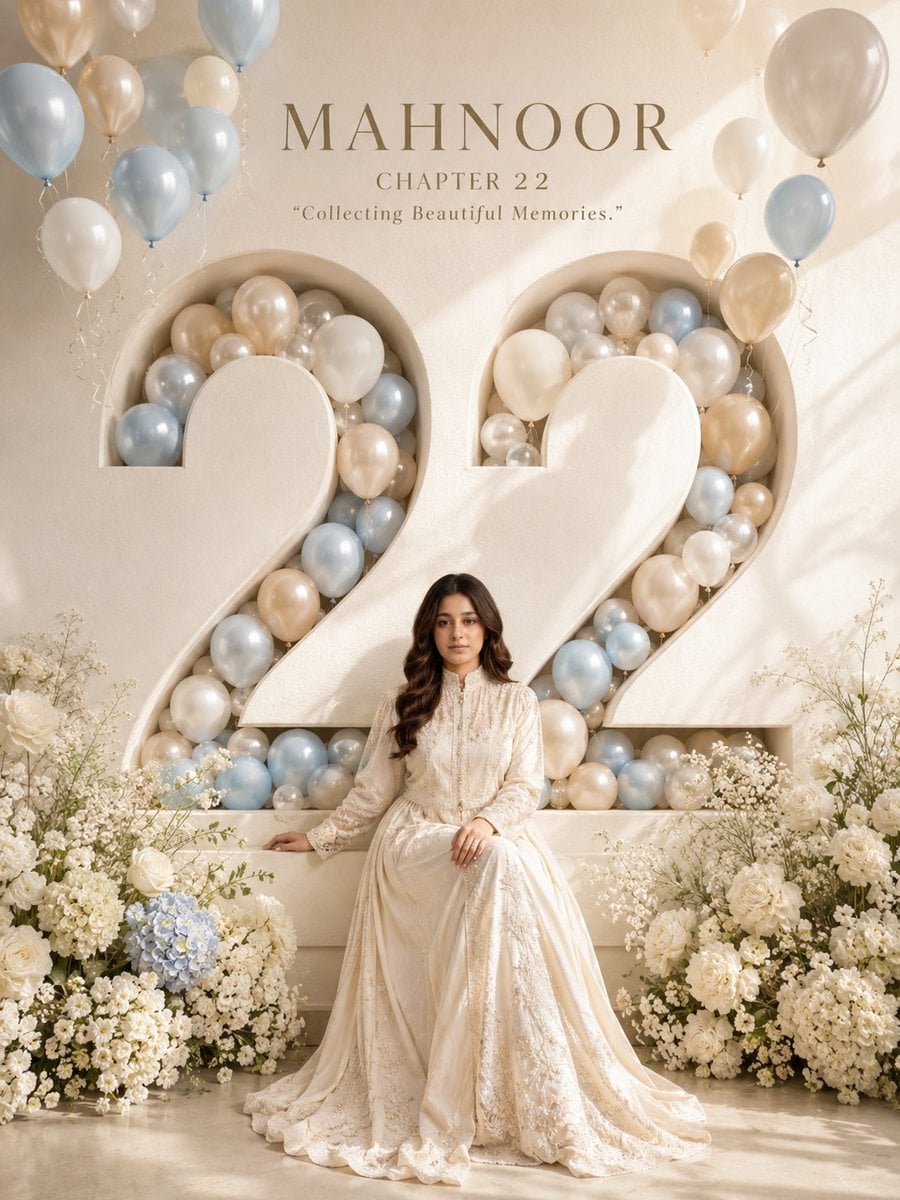 Create an ultra-luxury birthday milestone poster featuring a giant 3D number "[A