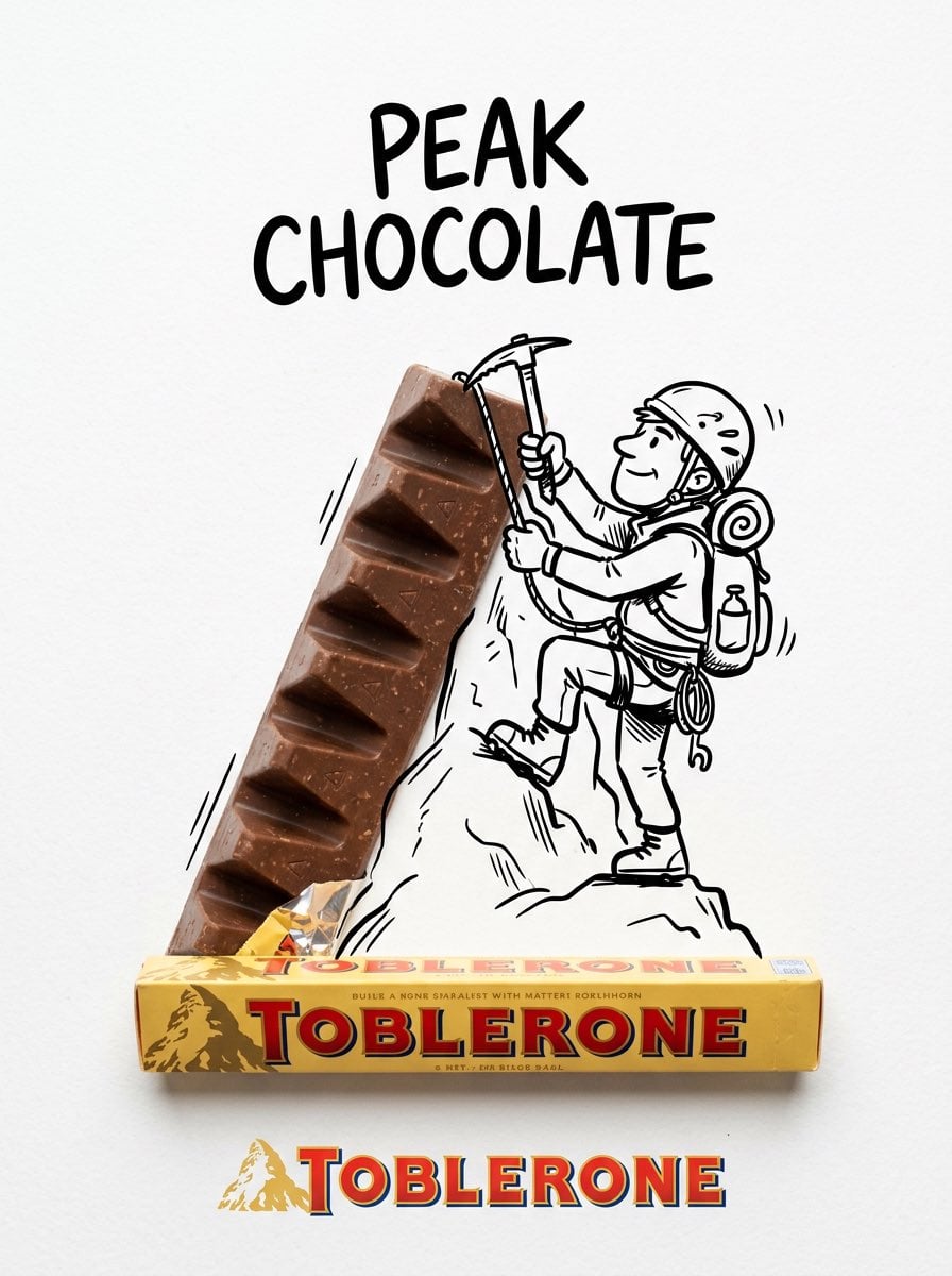 “Creative composite brand advertisement, 3:4 vertical aspect ratio, clean white 