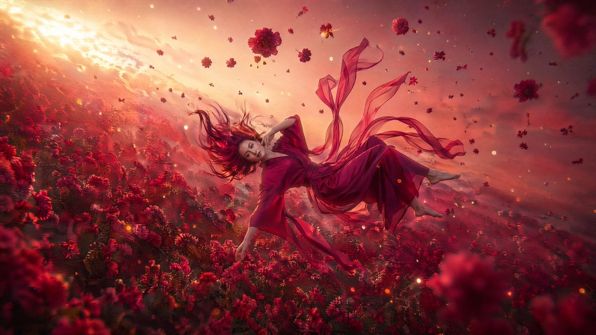 A professional photograph captured from an extreme low-angle shot, reimagined in