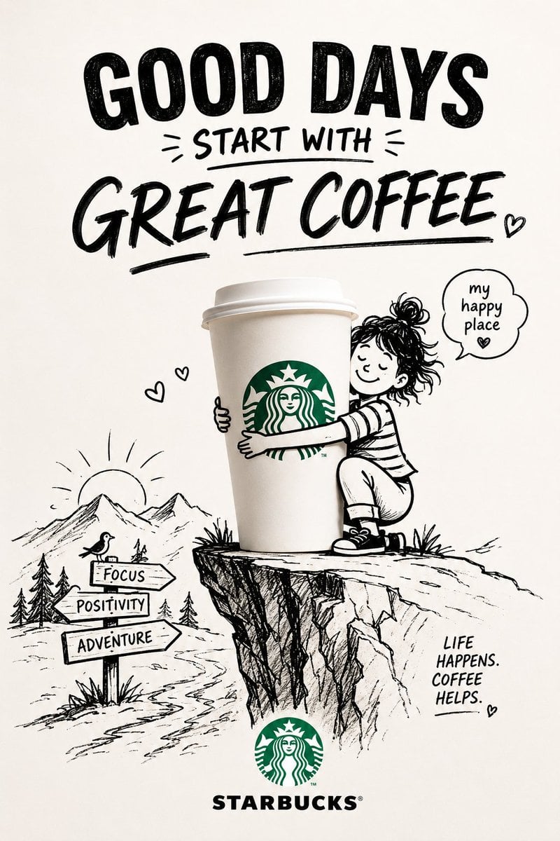 Innovative mixed-media brand campaign poster, vertical format, premium minimalis
