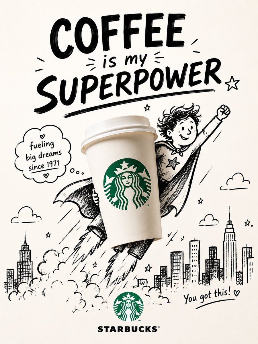 Innovative mixed-media brand campaign poster, vertical format, premium minimalis