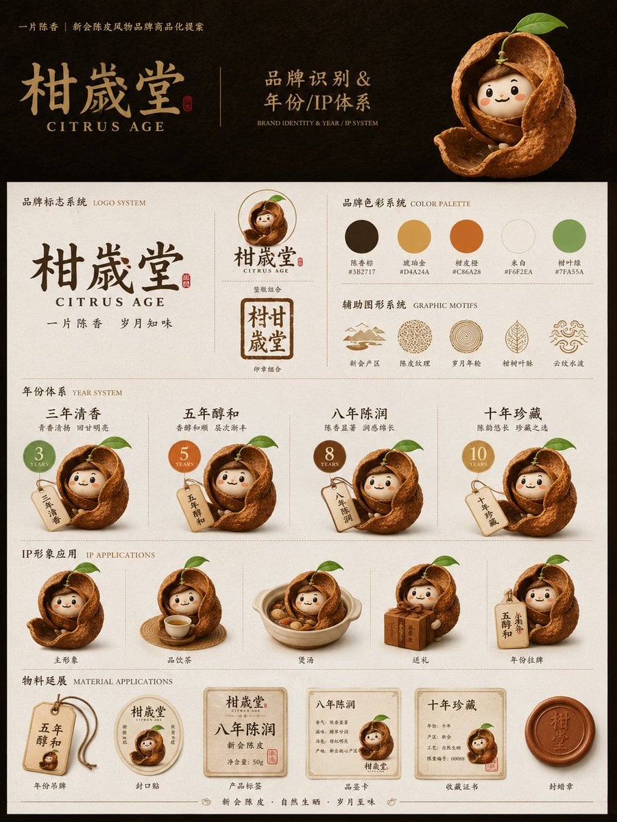 请根据用户输入的品牌信息，创作一套高完成度、具有统一视觉系统的「4张品牌视觉提案 / 4-Board Brand Visual Proposal」。

注意：这