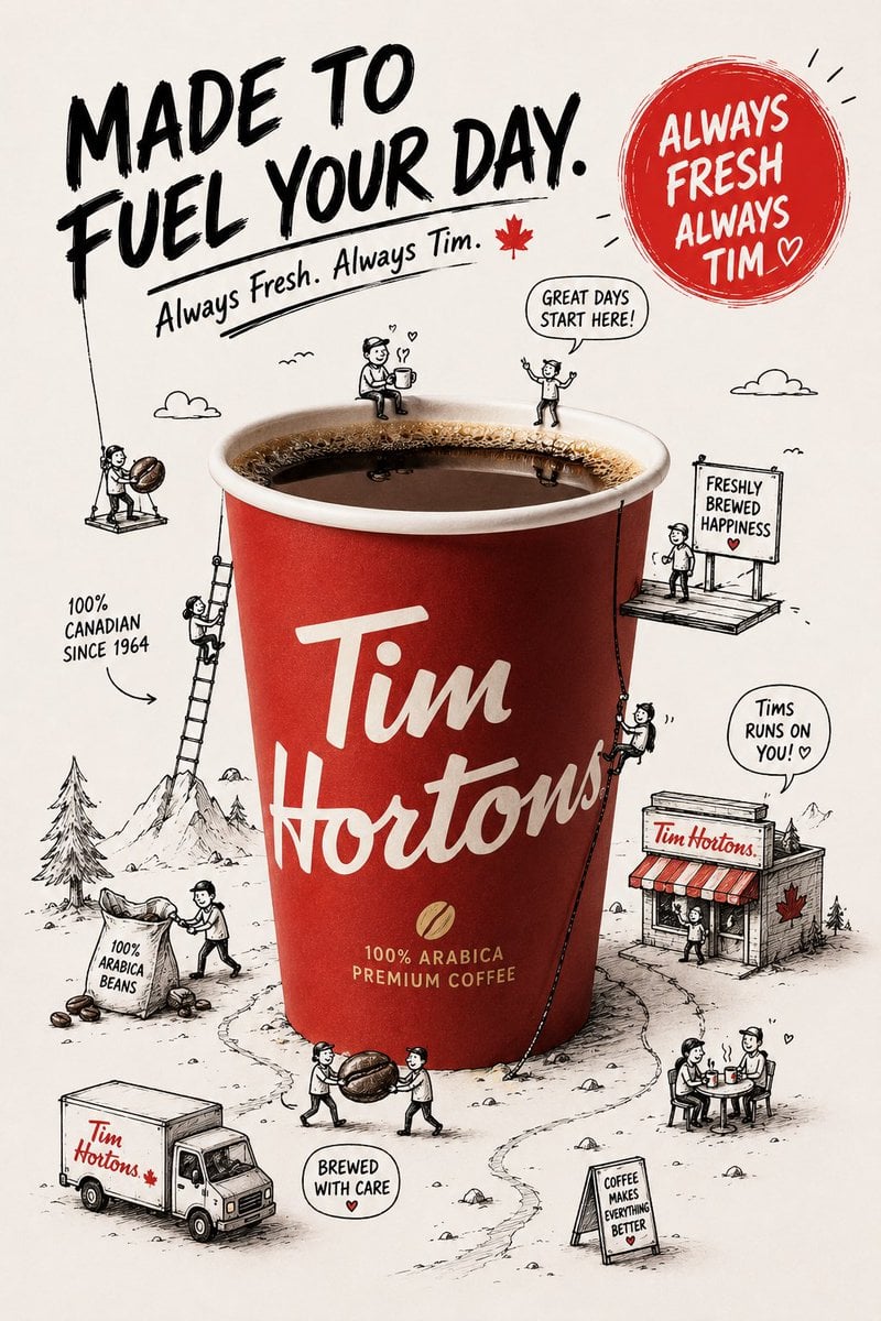 Create a premium mixed-media advertising poster in vertical format using the upl