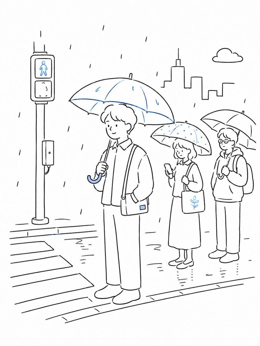 Draw in a simple hand-drawn doodled style cartoon, as if sketched by a person wi