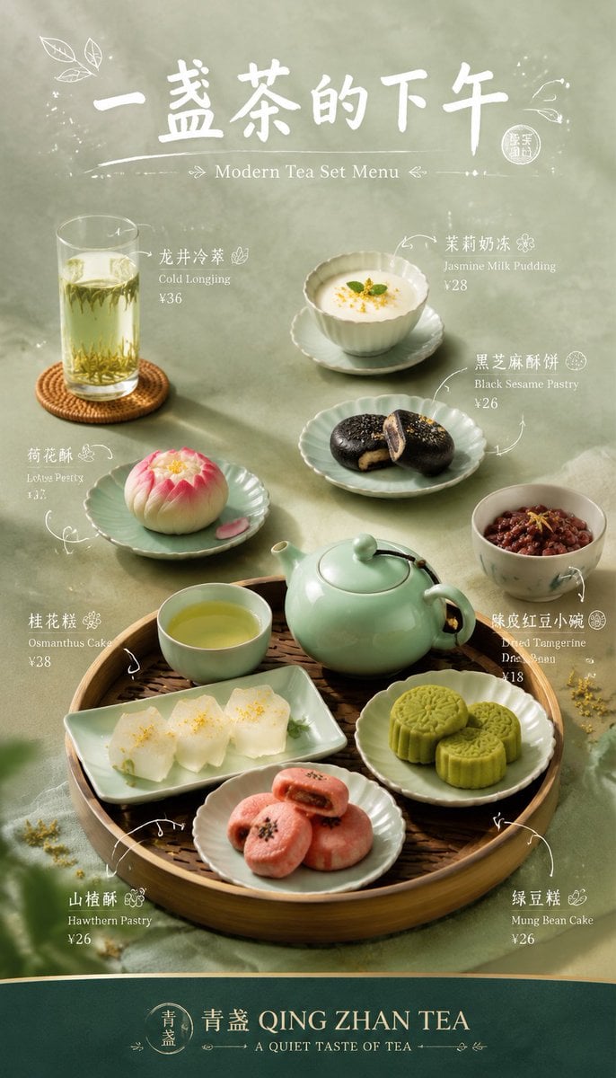 【[主题名称]】：
【[品牌名]】：
【[主标题]】：
【[英文副标题]】：
【[主色调]】：
【[背景材质]】：
【[主菜]】：
【[辅助菜品]】：
【[品牌