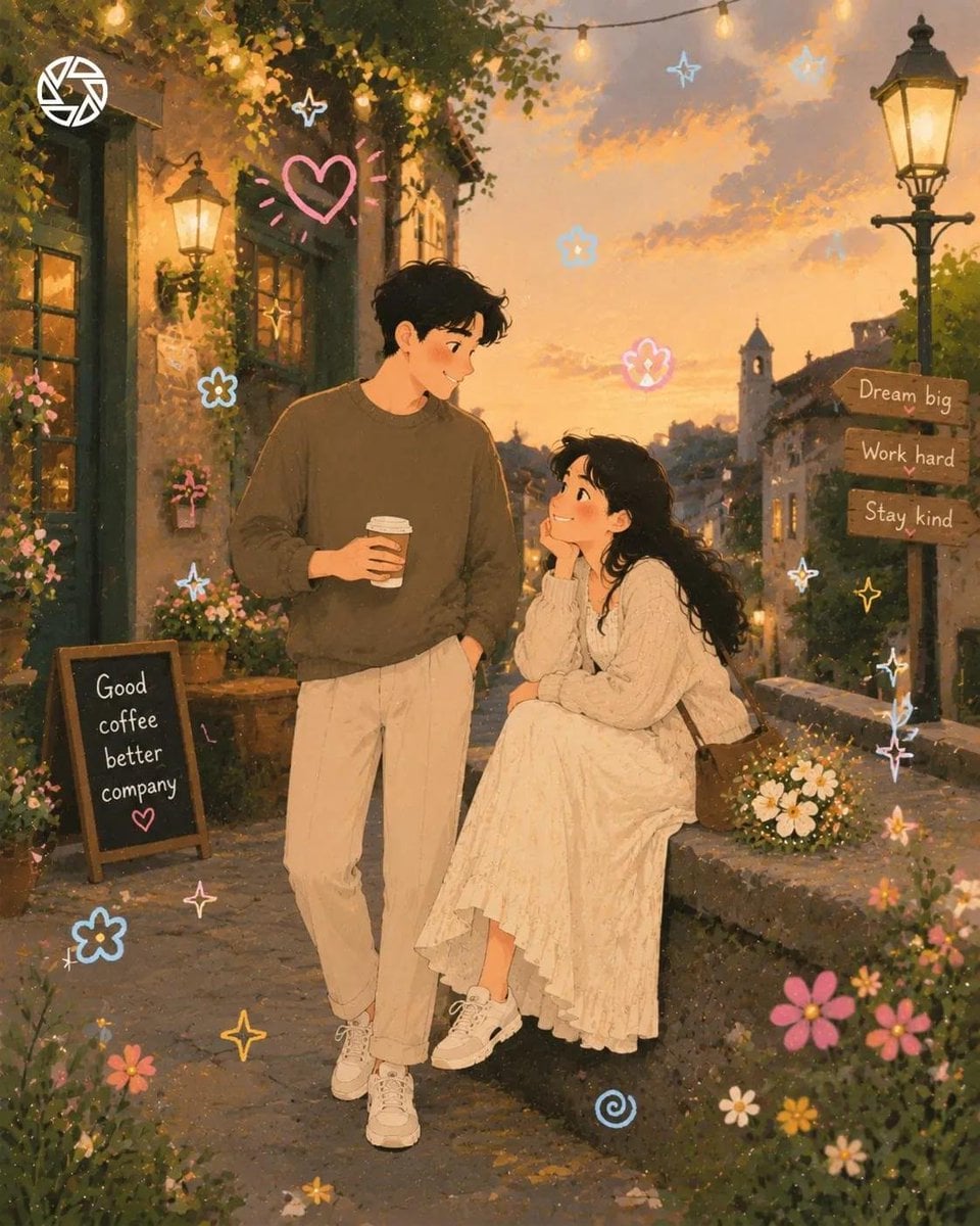 Transform the reference into a dreamy, whimsical, pastel-toned illustrated scene