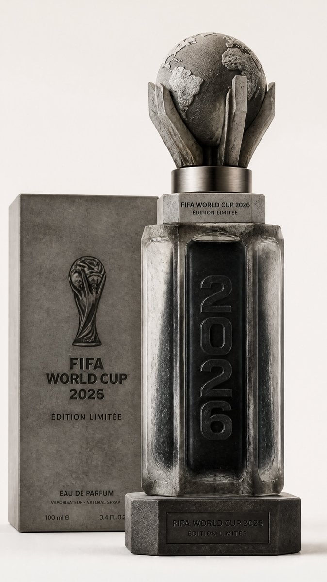 A highly detailed, photorealistic product render of a FIFA 2026 World Cup commem