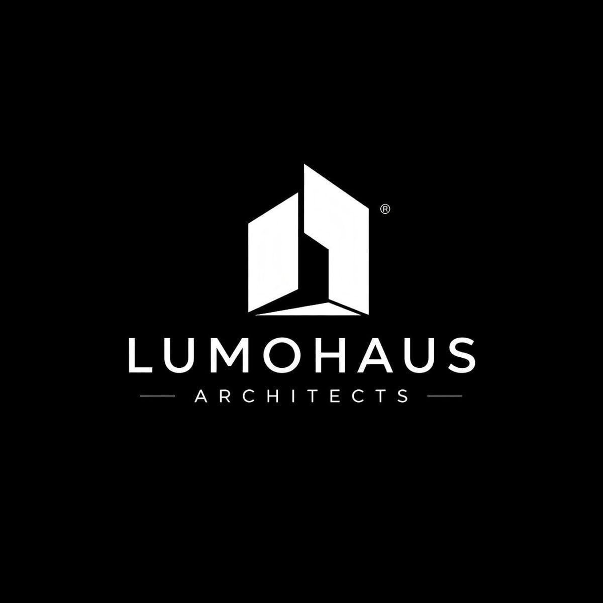 Create one original black-and-white brand logo presentation.

Brand name: [Brand