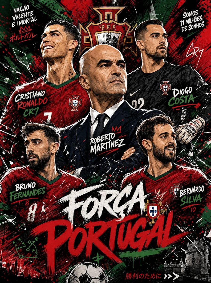 A dynamic and stylish poster for the football team [Team Name], in bold [Team Co