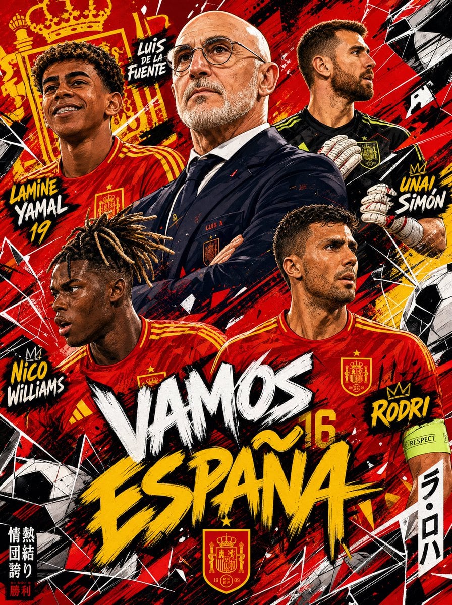 A dynamic and stylish poster for the football team [Team Name], in bold [Team Co