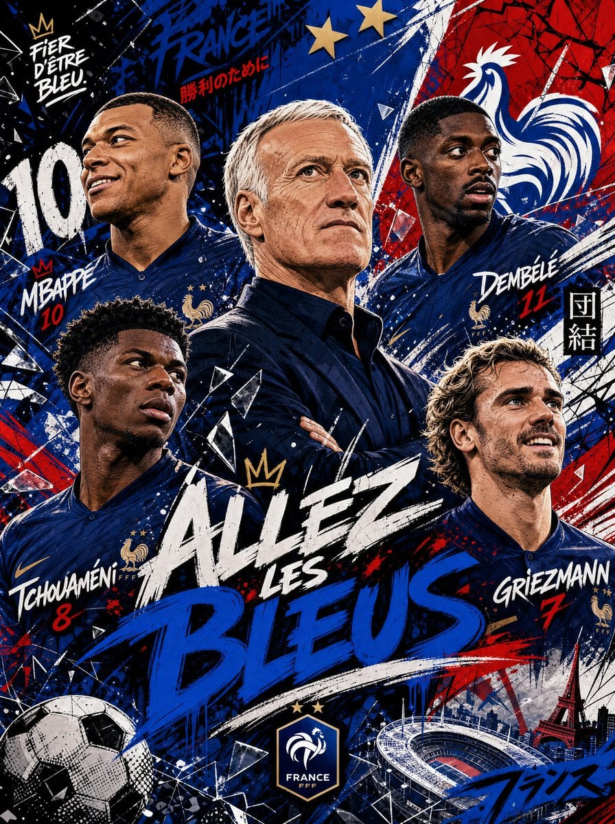 A dynamic and stylish poster for the football team [Team Name], in bold [Team Co