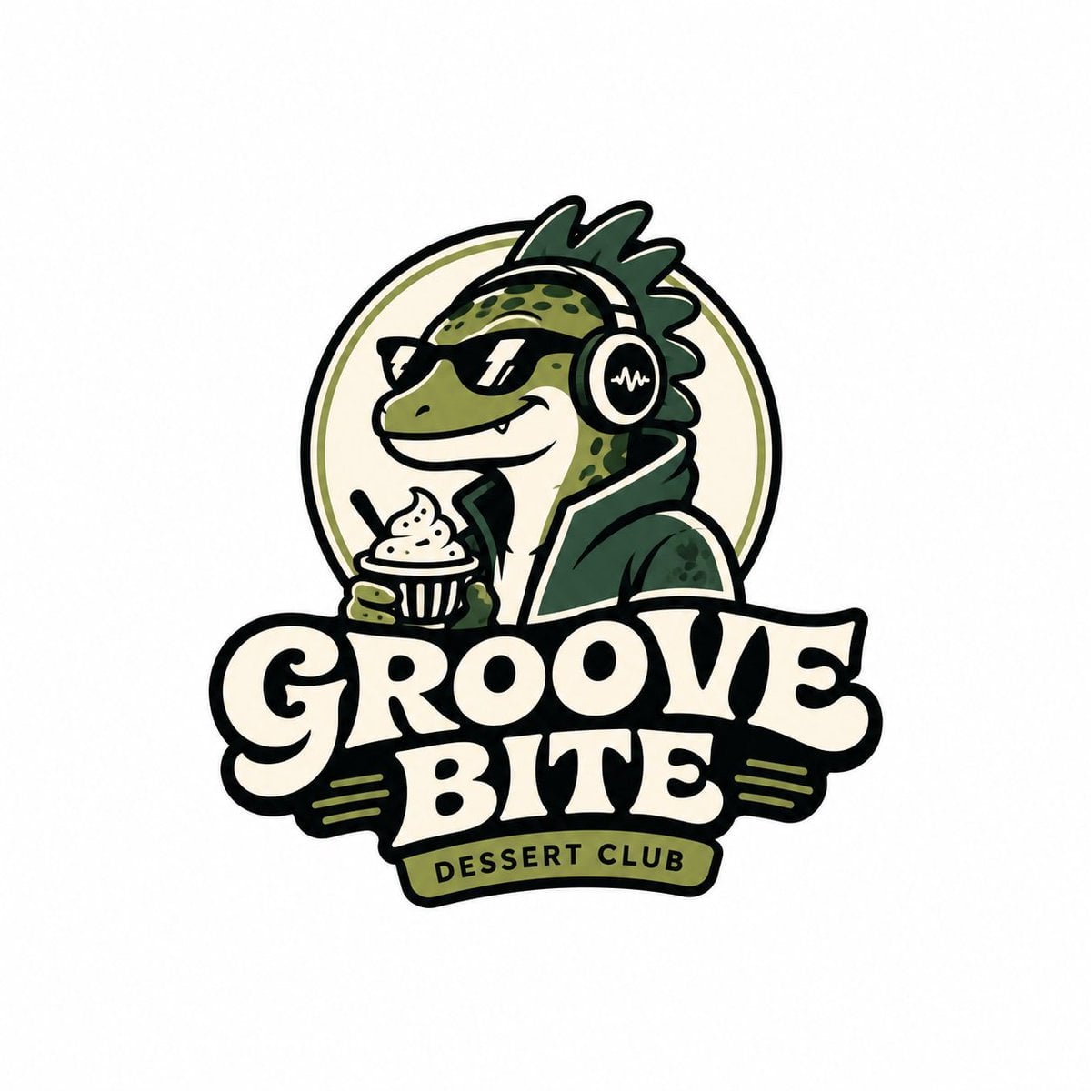 Create a pure English indie retro mascot wordmark logo.

Brand name: [Brand Name